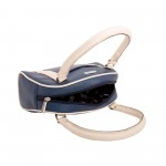 Beau Design Stylish Blue Color Imported PU Leather Casual Handbag With Double Handle For Women's/Ladies/Girls Beau Design Stylish Blue Color Imported PU Leather Casual Handbag With Double Handle For Women's/Ladies/Girls